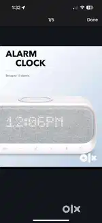 Souncore wakey bluetooth alarm clock