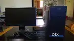 Monitor,CPU and keyboard
