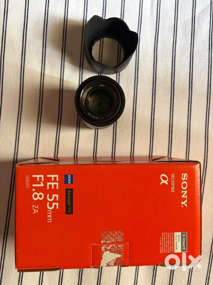 Sony Zeiss 1.8 f 55mm full frame Lens