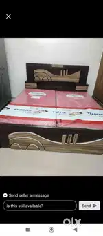 King size double bed with pillow box ,dressing tables ,wardrobe