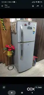 LG 230 LTR Double Door Fridge Very good condition