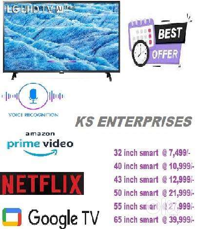 DIWALI DHAMMAKA 43 INCHES  SMART, 4K UHD LED TV IN 12,999 ONLY.