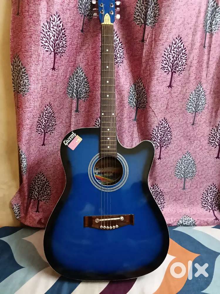 Givson Blue Acoustic Guitar