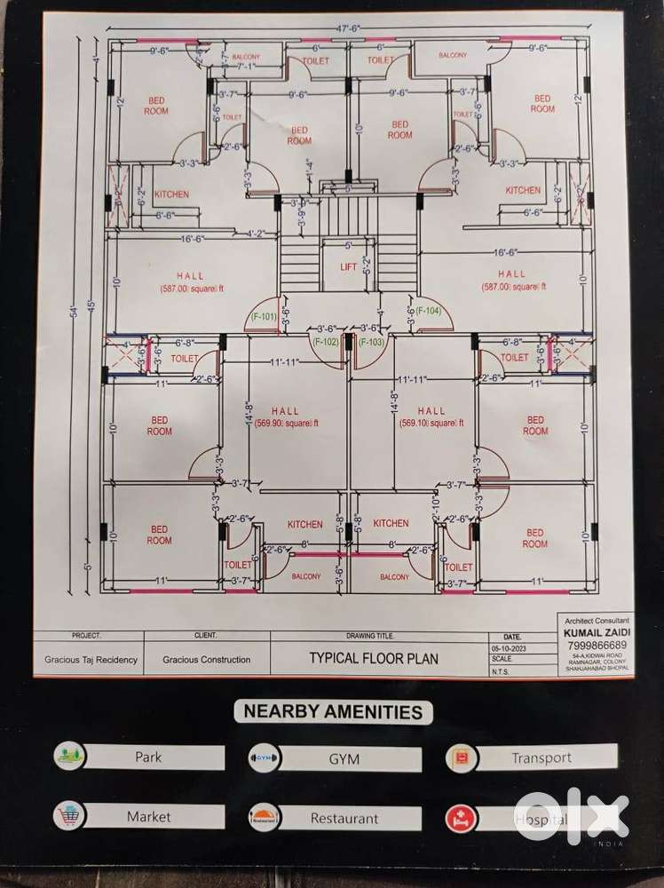 2 TWO BHK VERY NEWLY CONSTRUCTED FLAT FOR SALE