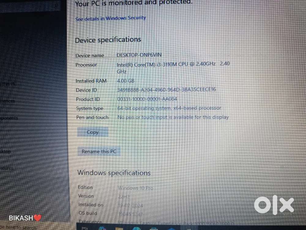 HP Laptop i3
