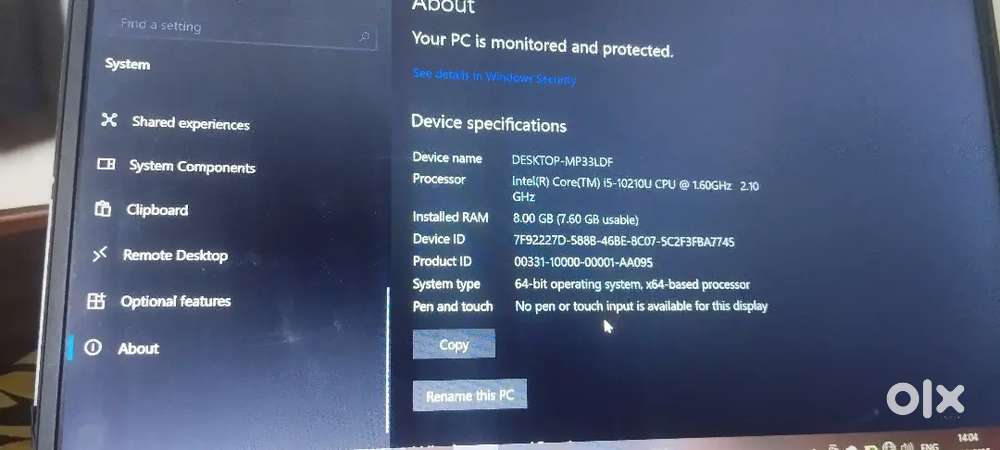 Lenevo laptop