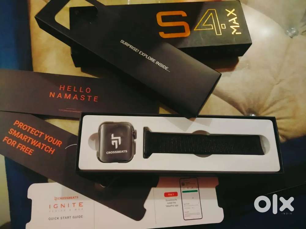 New and unused crossbeat ignite s4 max smart watch
