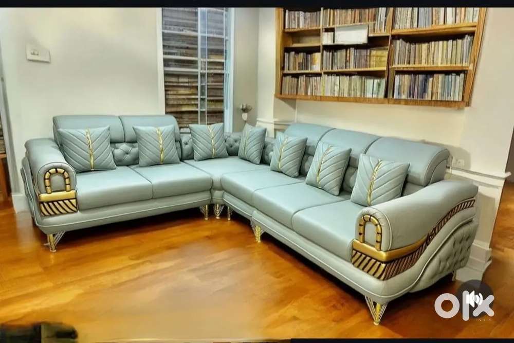 Brand new L shape sofa set available in starf furniture