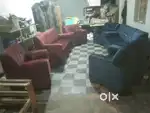 Sofa set with cusions
