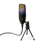 Zebronics Zeb-Lucid RGB Gaming-Tripod Condenser Microphone with 2M USB