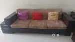 Wooden Sofa Dewan and King size Bad