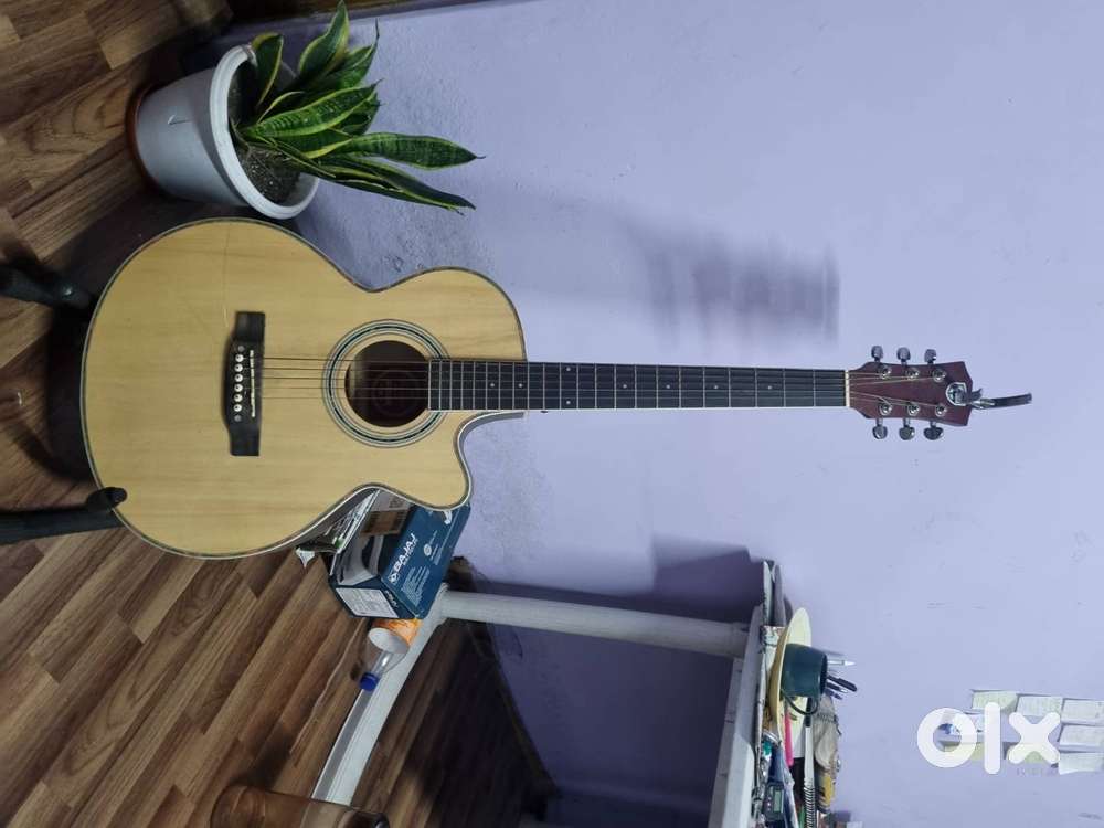 Techno semi-acoustic guitar