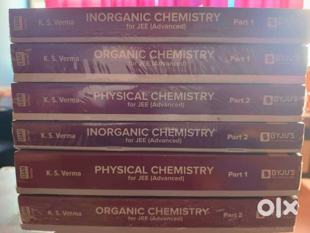 JEE Chemistry Book Set – 6 Books – Excellent Condition – ₹2000