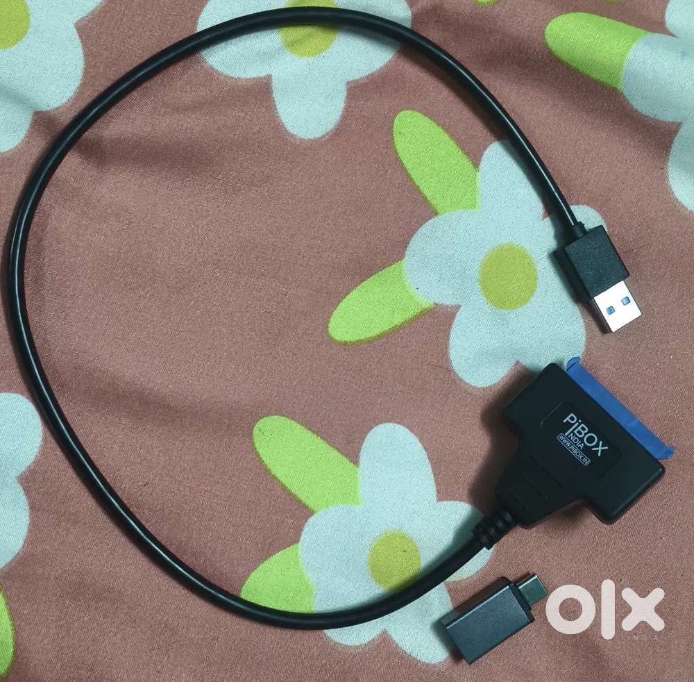 PiBOX India - USB 3.O USB C OTG to 2.5 SATA II Hard Drive Adapter