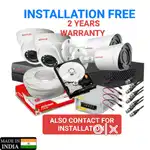 CCTV CAMERA 4 CHANNEL SETUP AT REASONABLE PRICE WITH 2 YEARS WARRANTY
