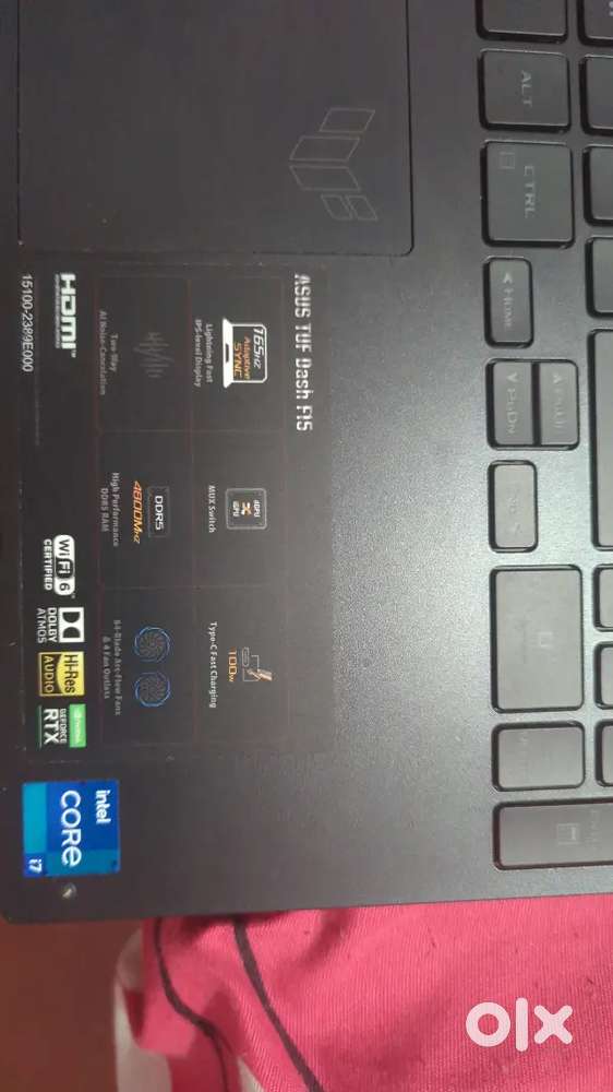 Asus TUF Dash F15 Gaming Laptop