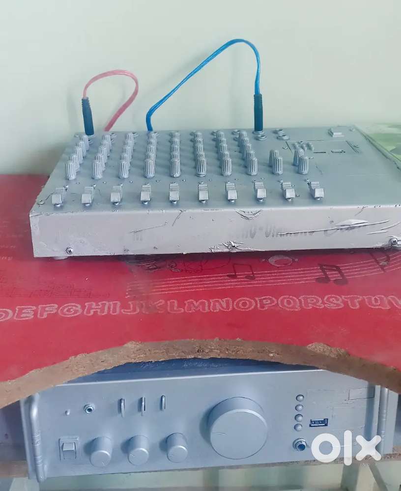 Audio Amplifier York transistor, Sound Mixer 8 channel and  DJ speaker
