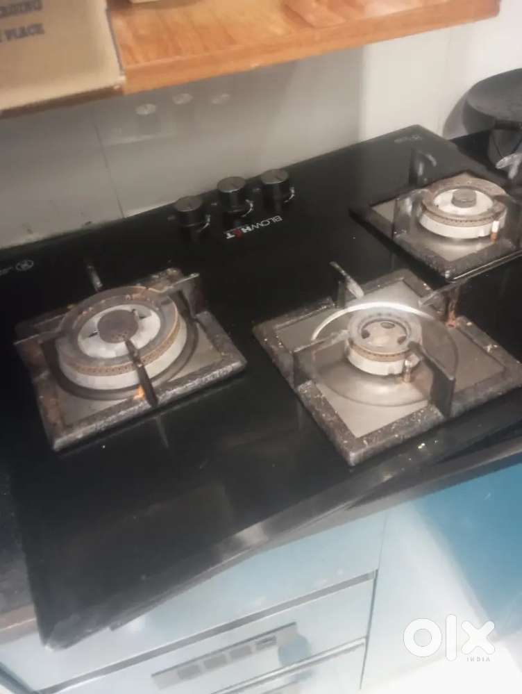 3 burner gas stove