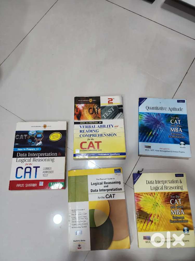 Books for CAT,logical reasoning,quantitative aptitude,verbal ability