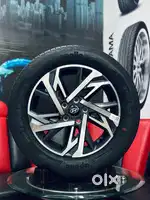 17 inch creta facelift diamond cut OEM alloy wheels with tyre set of 4