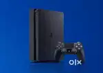 ps4 console + with 10 game cd