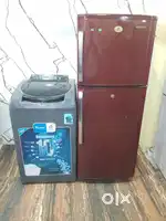 Whirlpool washing machine & Samsung double door refrigerator available