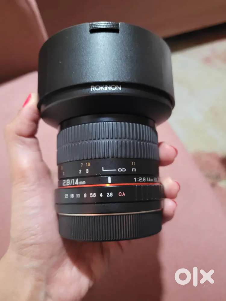 Rokinon 14mm Camera Lens Canon