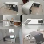 Customised MD table CEO desk office table chairs furniture available