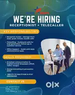 Receptionist + Telecaller