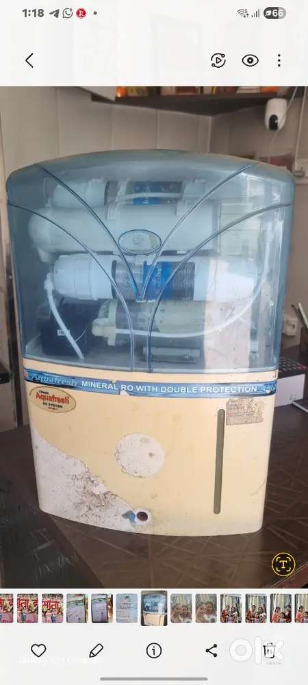 AQUAFRESH RO IN GOOD CONDITION WITH PRE FILTER BOWL