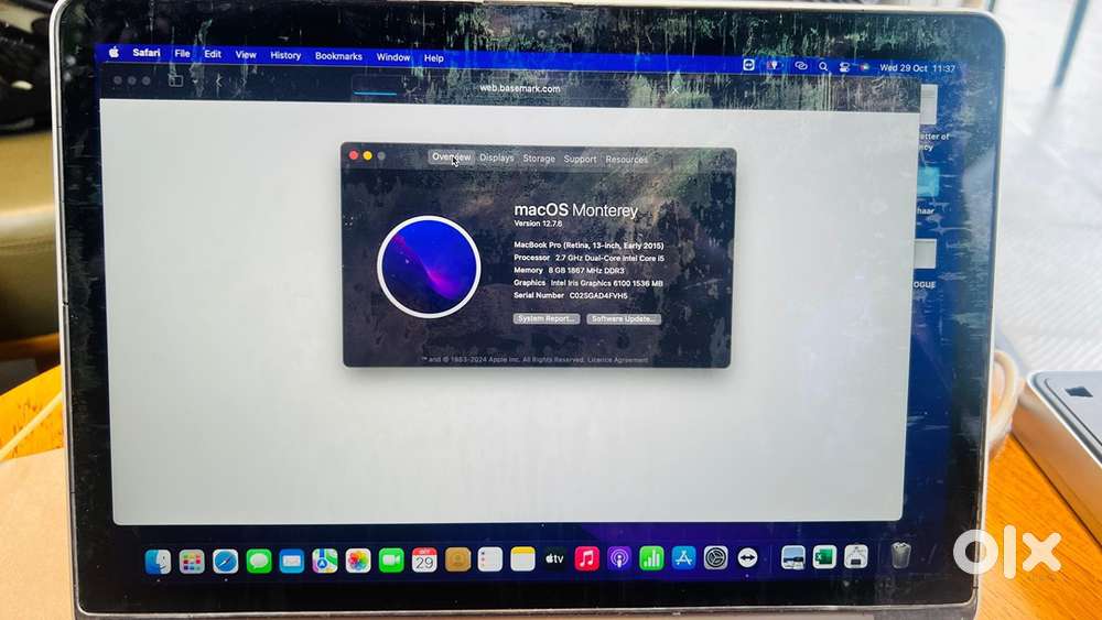 MacBook Pro Retina 13-inch (Early 2015) - i5 / 8GB / 256GB SSD