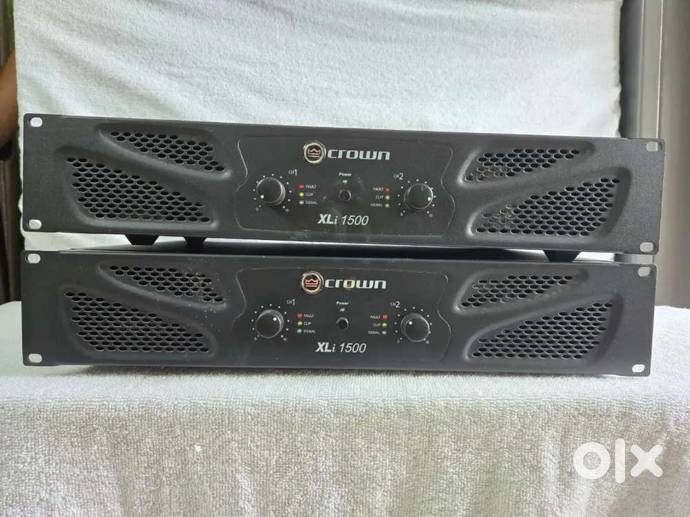 CROWN XLi 1500 power amplifier/CROWN XLi800 power amplifier