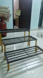 Plant stand 3 tier steps