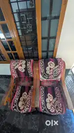 Teak wood sofa chair (2 nos)