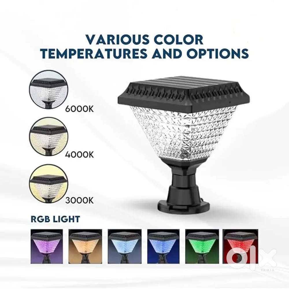 Solar gate light new, with 2 yr warranty