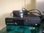 XBOX 360 WITH 3 CONTROLLERS and GAMES