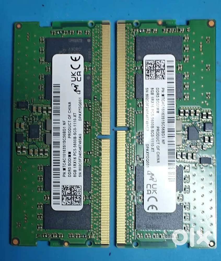 2 8GB Laptop Ram for Sale