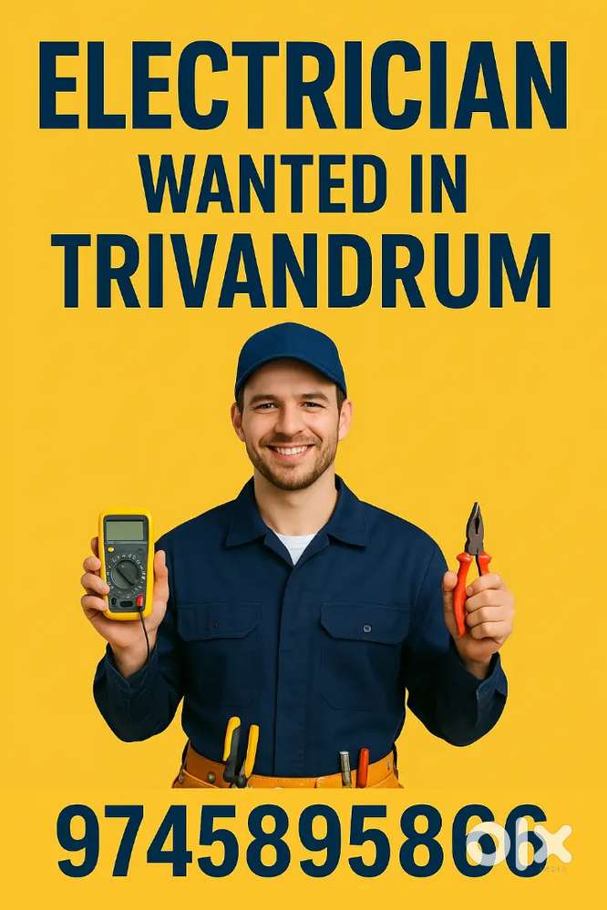 ELECTRICIAN VACANCY IN TRIVANDRUM