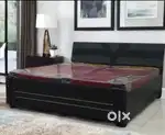Somwar specail offer- New Double bed with box 7100/- Emi available