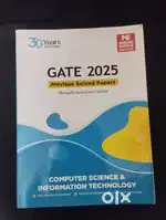Gate 2025 Computer Science and IT previous years solved papers book