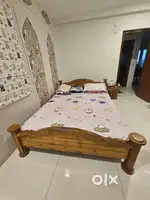 6.5ft X 5ft Pure Teak Wood Bed for sale
