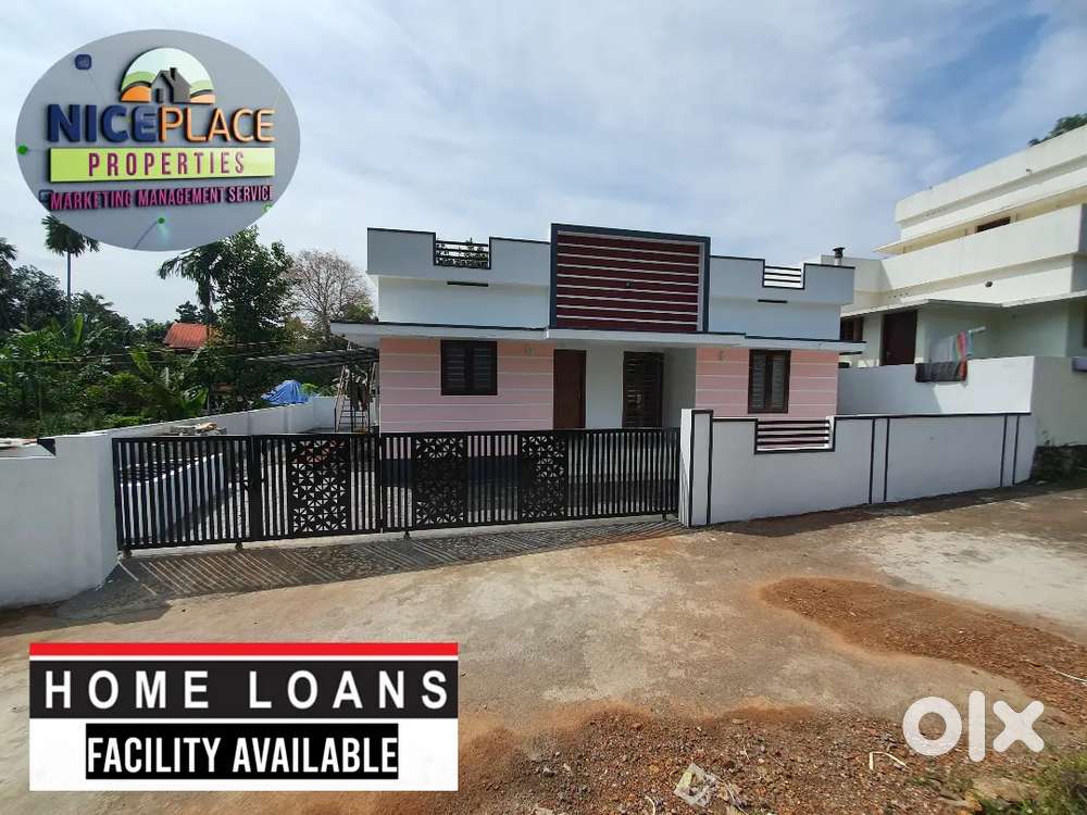 5 Cent's land 1050 sqft 3 bhk single stored brand new house for sale