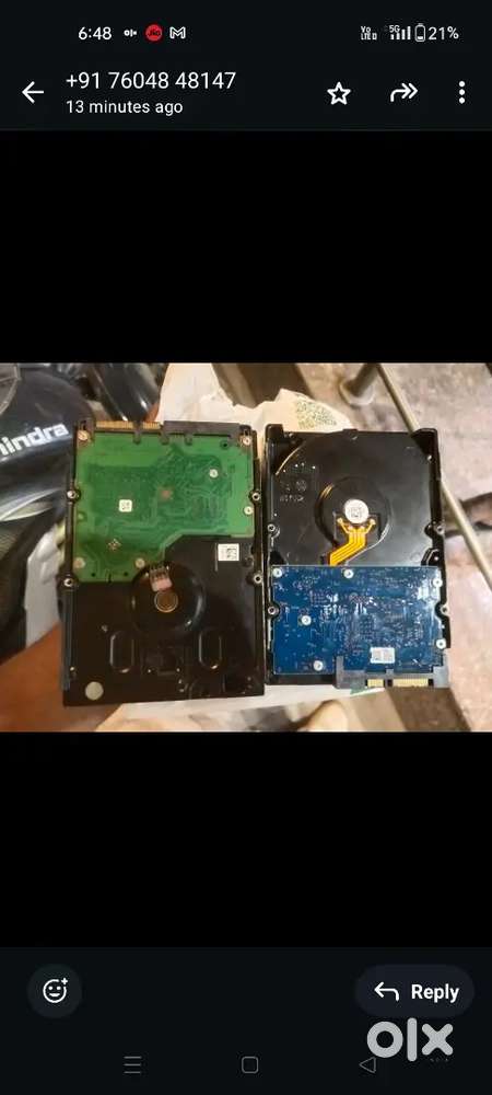 2TBt hard disc two wheeler mirror