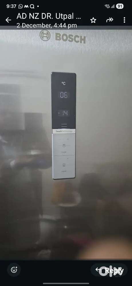 Bosch refrigerator 505 liter