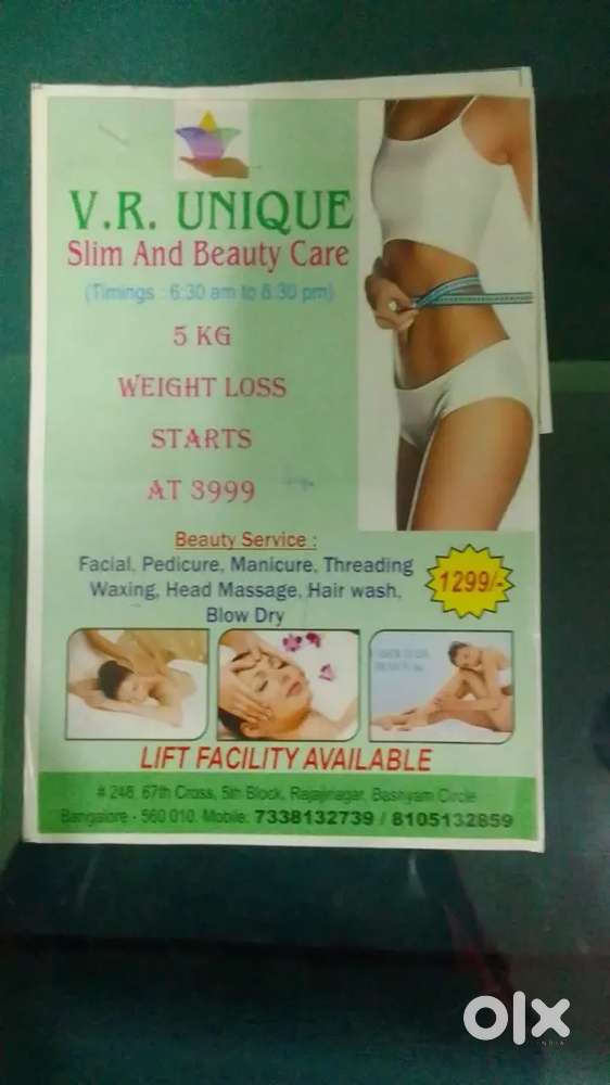 Beauty service centre