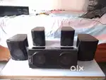 Elac 2 Front, 2 Surround, 1 Centre Speaker