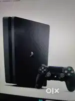 Playstation 4 Slim 1 TB CONSOLE with 2 controller and DVD