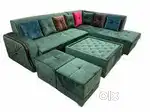 RAKHI OFFER BUY NEW SOFA 8499, L SOFA 13990/- EMI ON BAJAJ