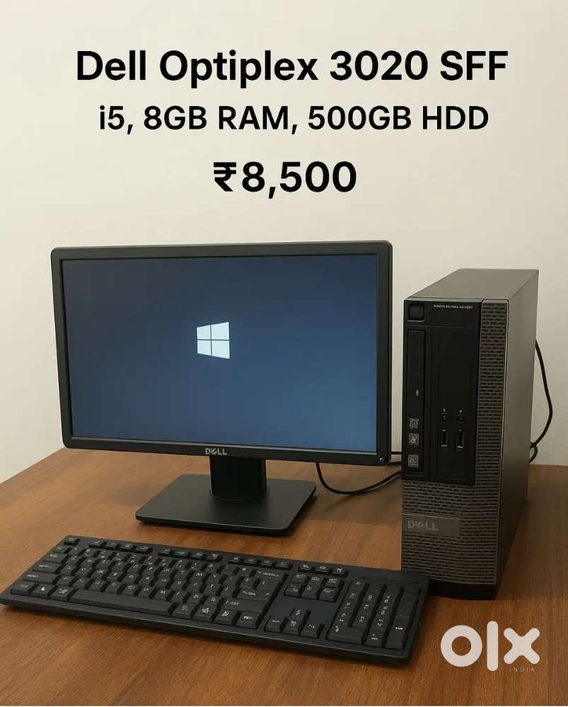 Dell Optiplex 3020 SFF  i5  8GB RAM  500GB HDD  Full Setup