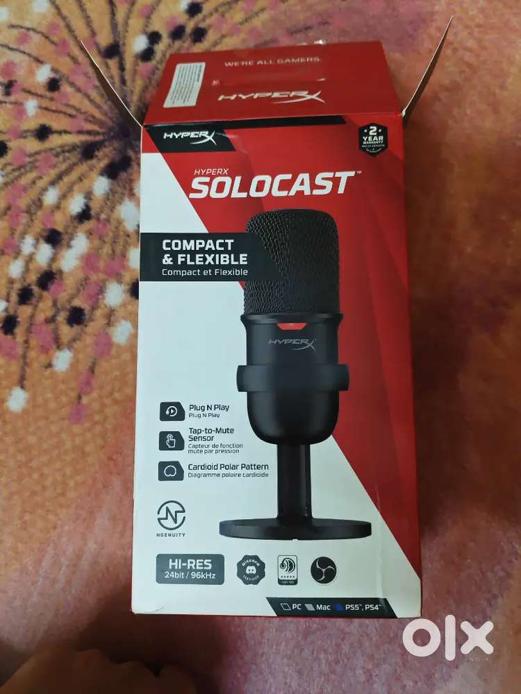 Hyperx solocast mic
